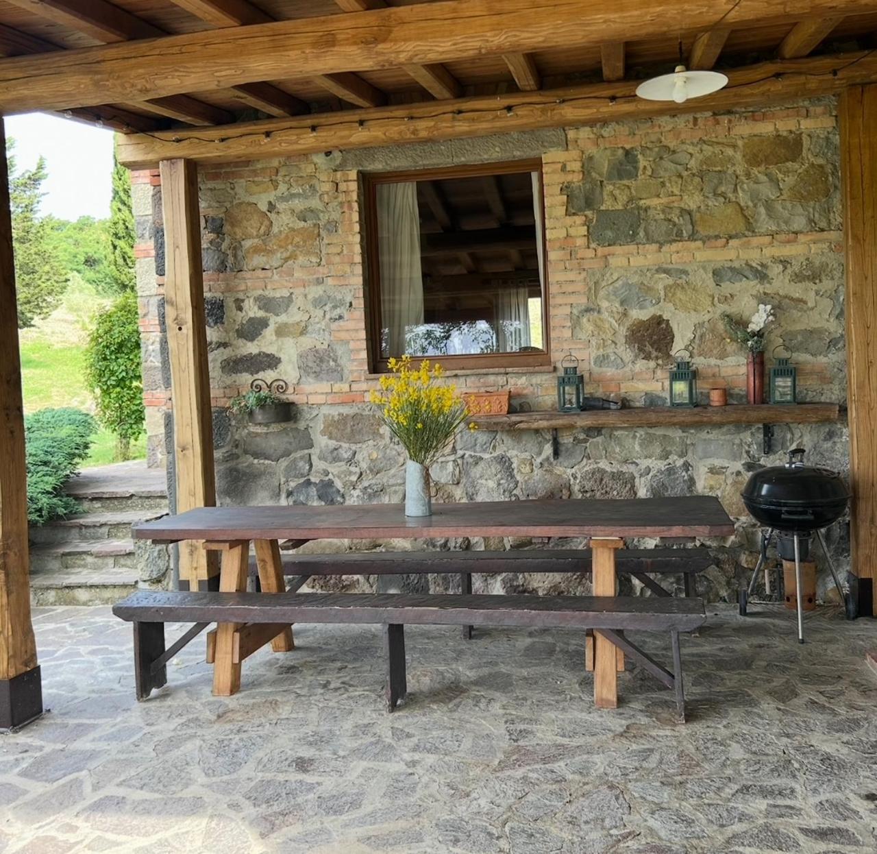 Casale Meraviglioso Val D'Orcia Con Piscina راديكوفاني المظهر الخارجي الصورة